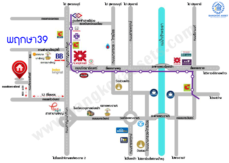 ทาวน์เฮ้าส์มือสองนนทบุรี ราคาไม่ถึง 2 ล้าน! ม.พฤกษา 39 บางใหญ่-เซ็นทรัลเวสต์เกต (ซ.แก้วอินทร์) บ้านสวย พร้อมอยู่ ฟังก์ชั่นครบครัน 3 ห้องนอน 2 ห้องน้ำ+แอร์ 2 เครื่อง บนทำเลสุดสะดวก เดินทางง่าย เพียง 10 นาที ถึงเซ็นทรัลเวสต์เกต ใกล้รถไฟฟ้าสถานี "ตลาดบางใหญ่" และจุดขึ้นทางด่วน "ศรีรัช"